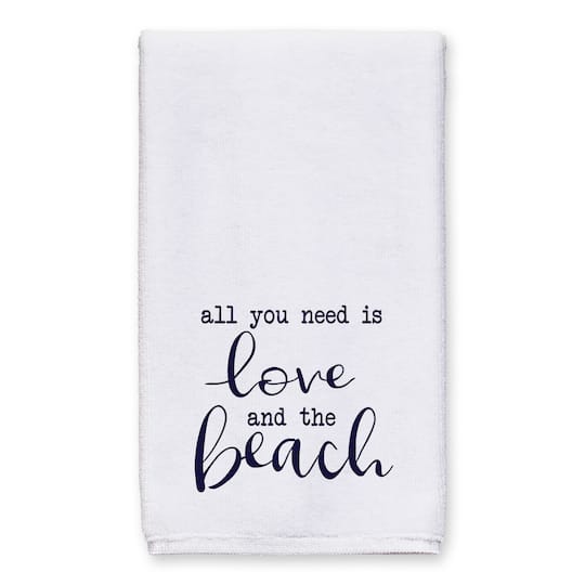 Love and Beach Hand Towel Set